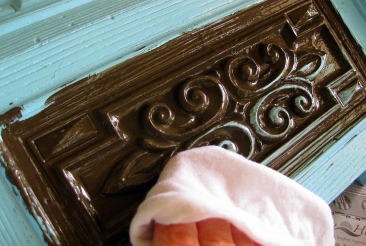 Патинирование - Декор старого шкафа своими руками