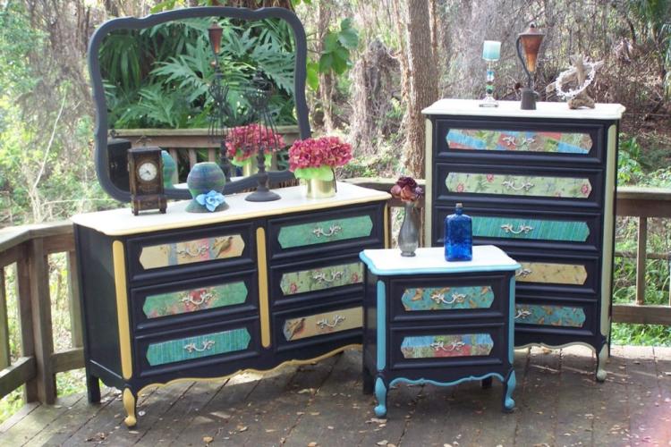 Декор старого шкафа своими руками - фото-идеи