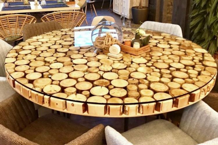 Декор старого стола своими руками - фото и идеи