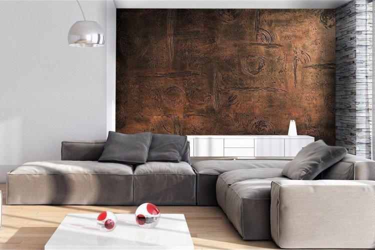 Декоративная штукатурка в интерьере - фото