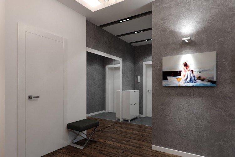 Декоративная штукатурка в интерьере - фото