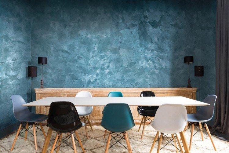 Декоративная штукатурка в интерьере - фото