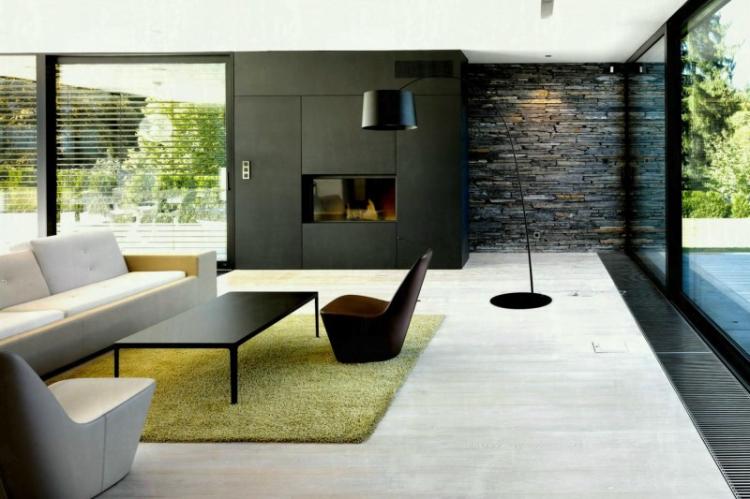 Минимализм - Декоративный камень в интерьере