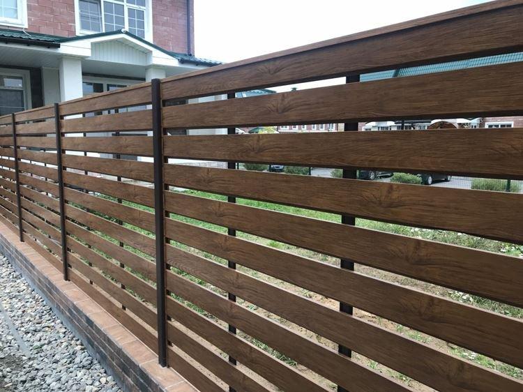 Штакетник - Деревянные заборы фото и идеи