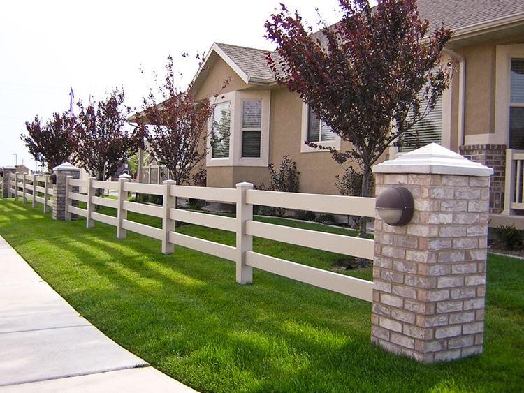 Ранчо - Деревянные заборы фото и идеи