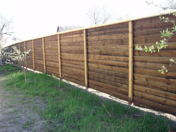 Елочка - Деревянные заборы фото и идеи