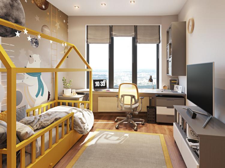 Детская комната для 6-ти летнего мальчика - дизайн интерьера