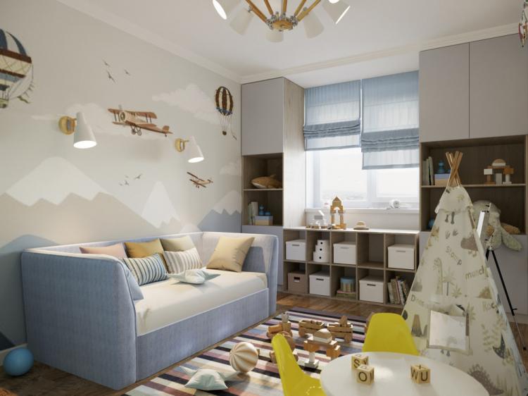 Детская комната «Вселенная для первооткрывателя»