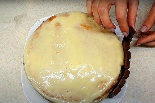 Детский торт из M&M’s и Киндер шоколада своими руками - пошаговый рецепт