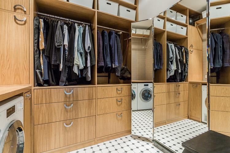 Дизайн гардеробной комнаты - фото реальных интерьеров