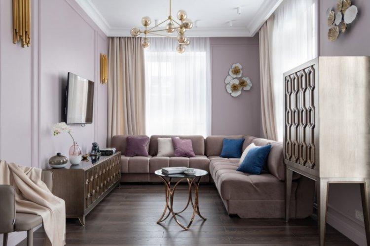 Гостиная 15 кв.м. - дизайн интерьера фото