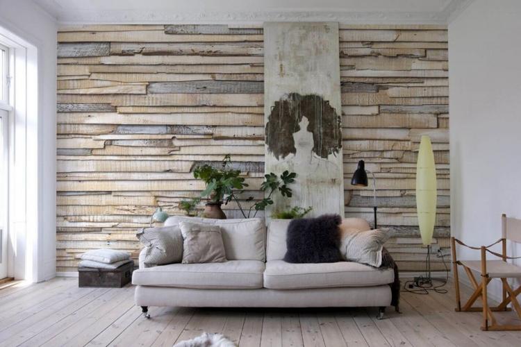 Отделка стен - Дизайн гостиной 16 кв.м.