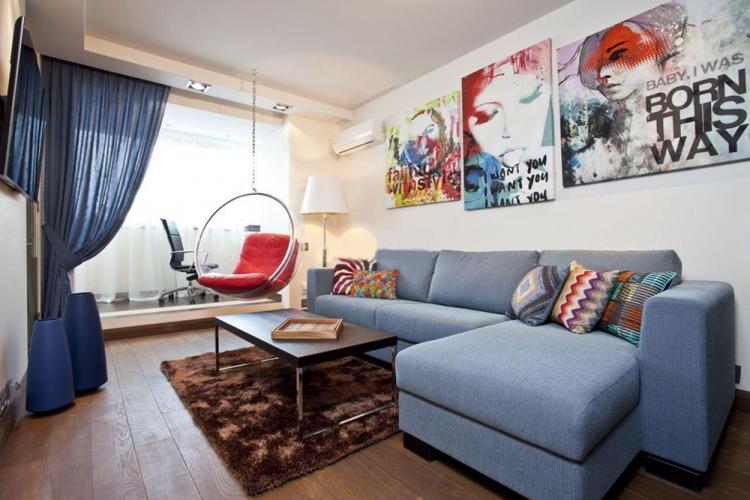 Дизайн гостиной 16 кв.м. - фото реальных интерьеров