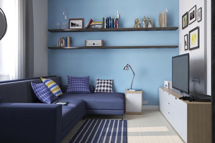 Дизайн гостиной 17 кв.м. - фото реальных интерьеров