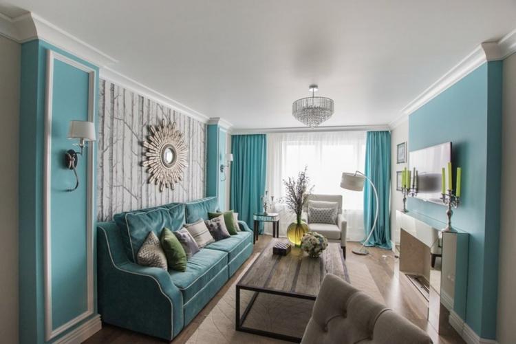 Дизайн гостиной 17 кв.м. - фото реальных интерьеров