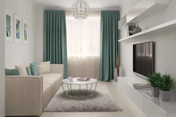 Дизайн гостиной 17 кв.м. - фото реальных интерьеров