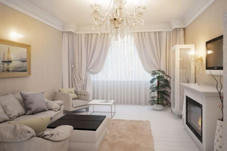 Дизайн гостиной 17 кв.м. - фото реальных интерьеров