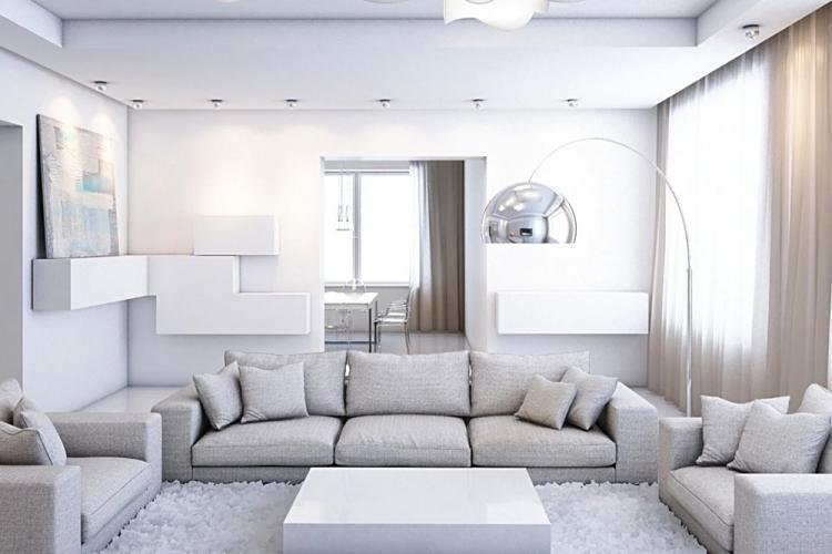 Дизайн гостиной 18 кв.м. - фото реальных интерьеров