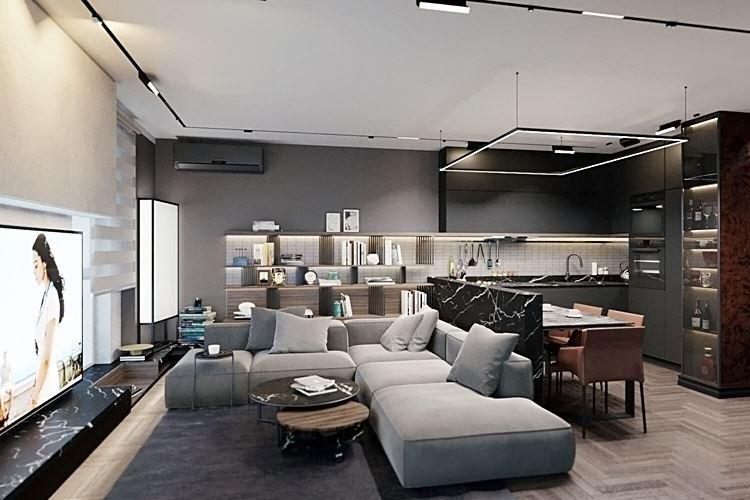 Дизайн гостиной 2021 - фото реальных интерьеров