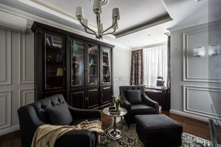 Гостиная в классическом стиле - дизайн интерьера фото