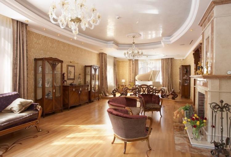 Дизайн интерьера гостиной в стиле модерн