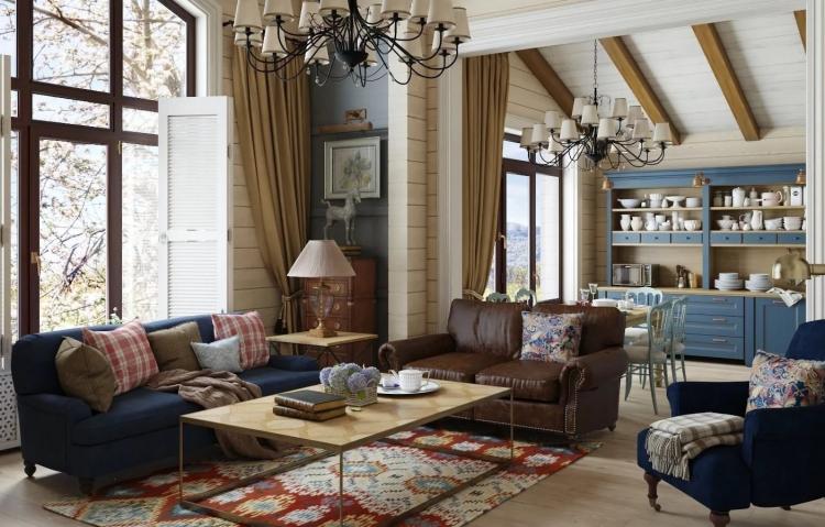 Дизайн интерьера гостиной - фото