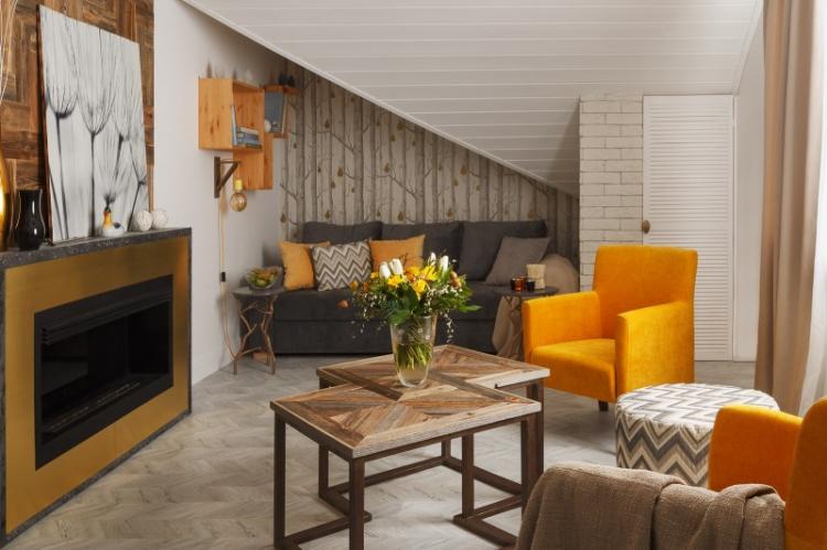 Дизайн интерьера гостиной - фото