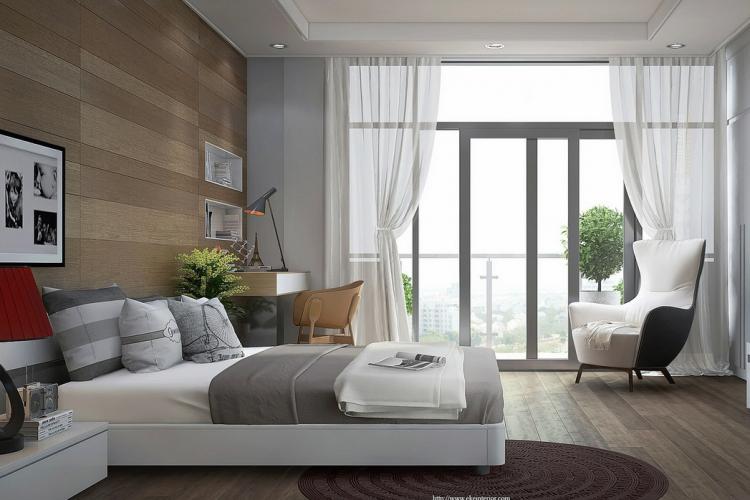 Дизайн интерьера спальни - фото