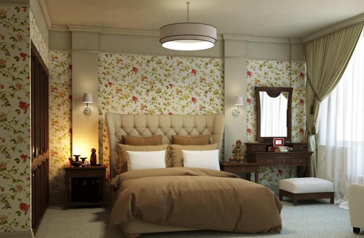 Дизайн интерьера спальни - фото