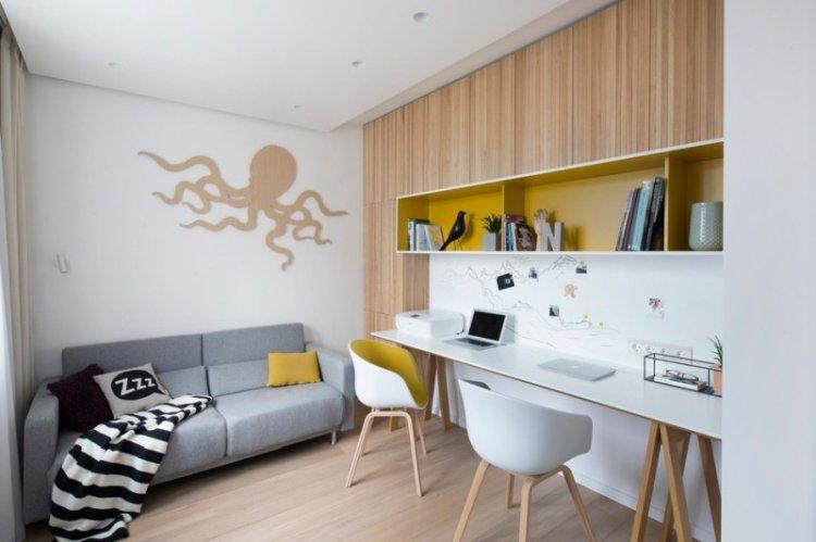 Дизайн потолка - Стиль контемпорари в интерьере