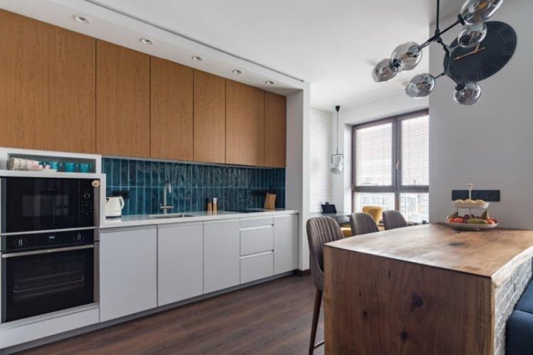 Кухня в стиле контемпорари - дизайн интерьера фото