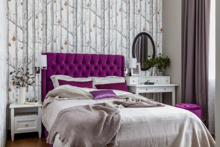 Спальня в стиле контемпорари - дизайн интерьера фото