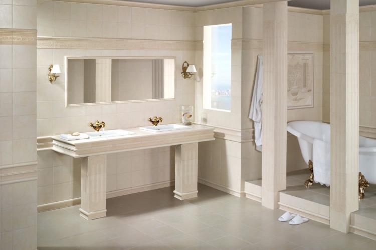 Ванная комната в греческом стиле - Дизайн интерьера