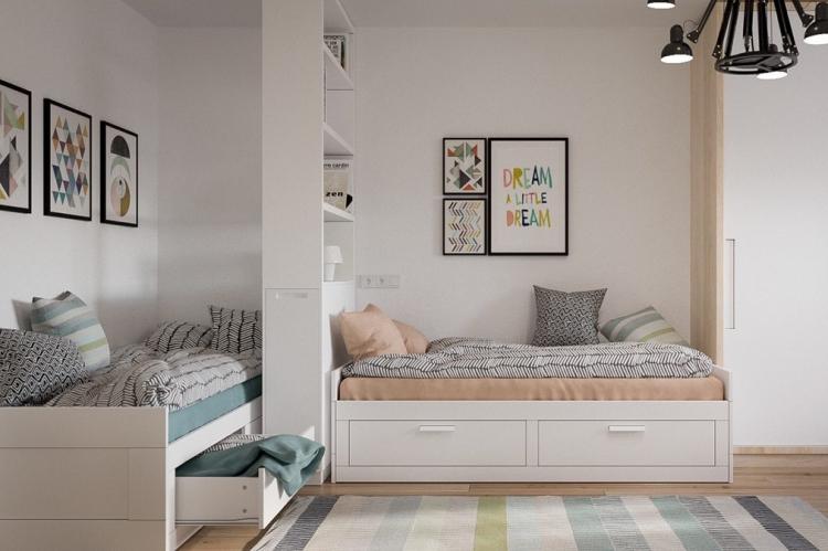 Дизайн комнаты для двух девочек-подростков