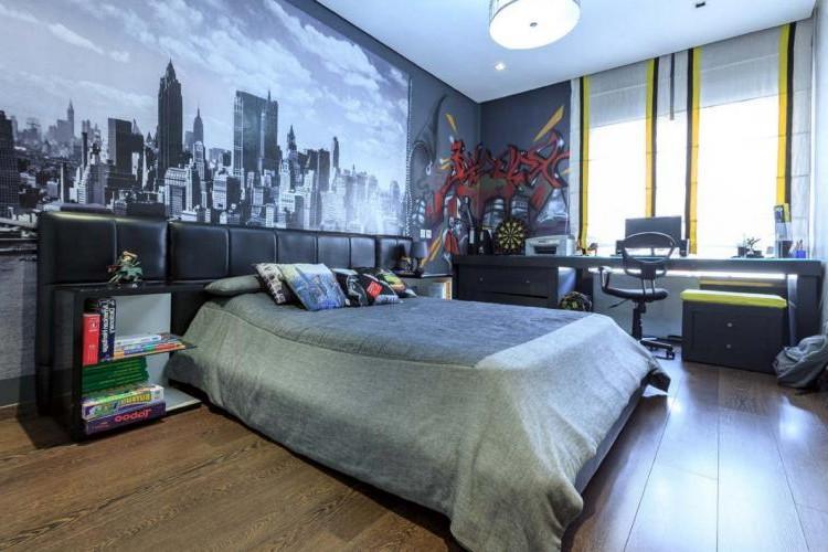 Комната для мальчика-подростка от 15 лет - Дизайн интерьера