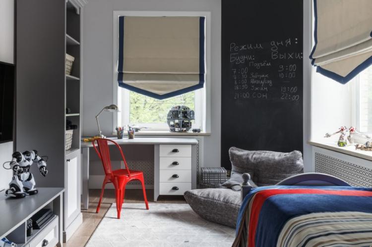 Оформление рабочей зоны - Дизайн комнаты для мальчика-подростка