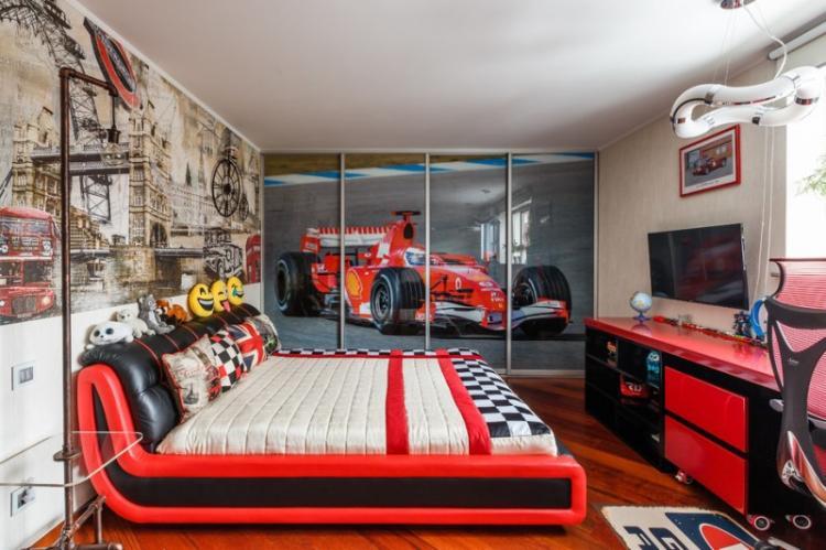 Комната для мальчика-подростка - дизайн интерьера фото