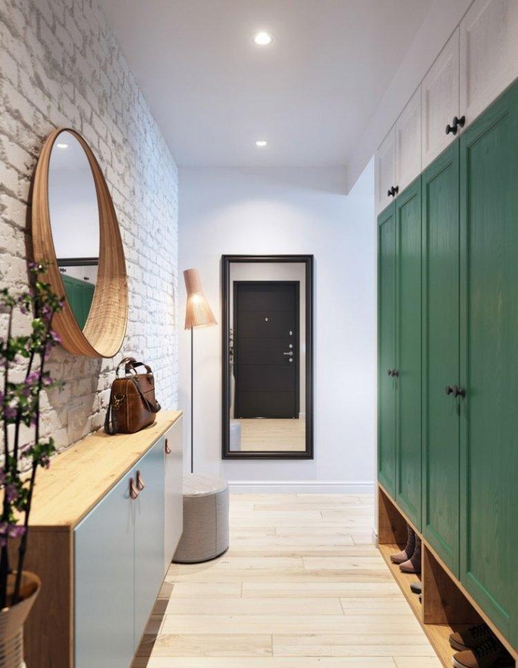 Дизайн узкого коридора в квартире - фото