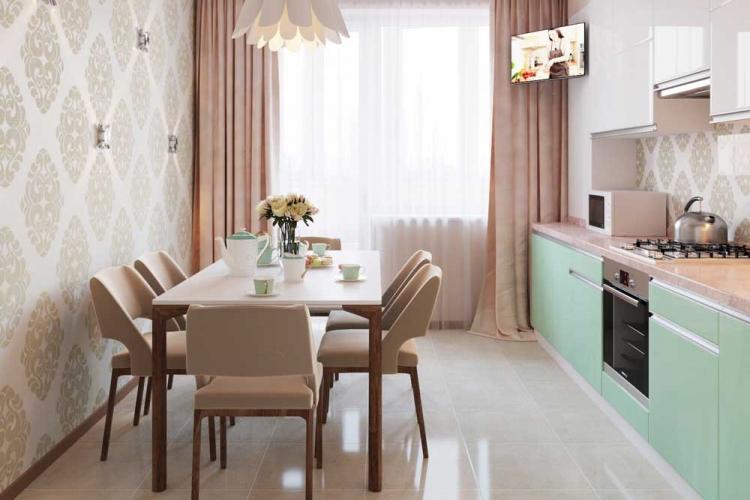 Дизайн кухни 11 кв.м. - фото реальных интерьеров