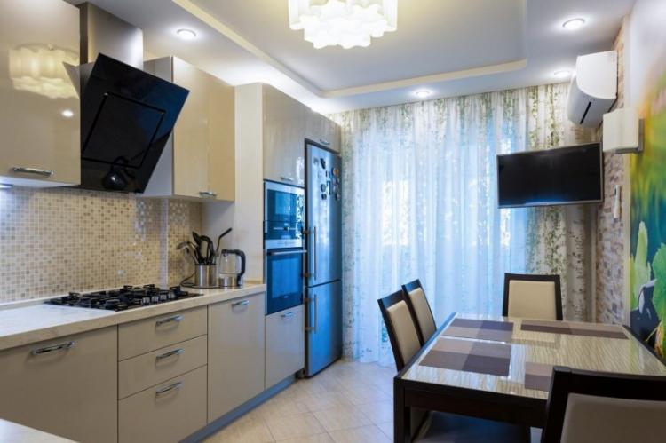 Дизайн интерьера кухни 12 кв.м. - фото реальных интерьеров