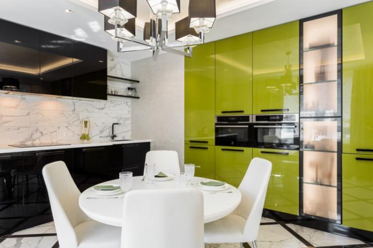 Дизайн кухни 13 кв.м. - фото реальных интерьеров