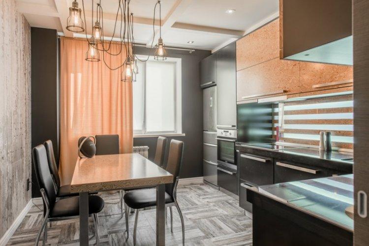 Кухня 14 кв.м - дизайн интерьера фото