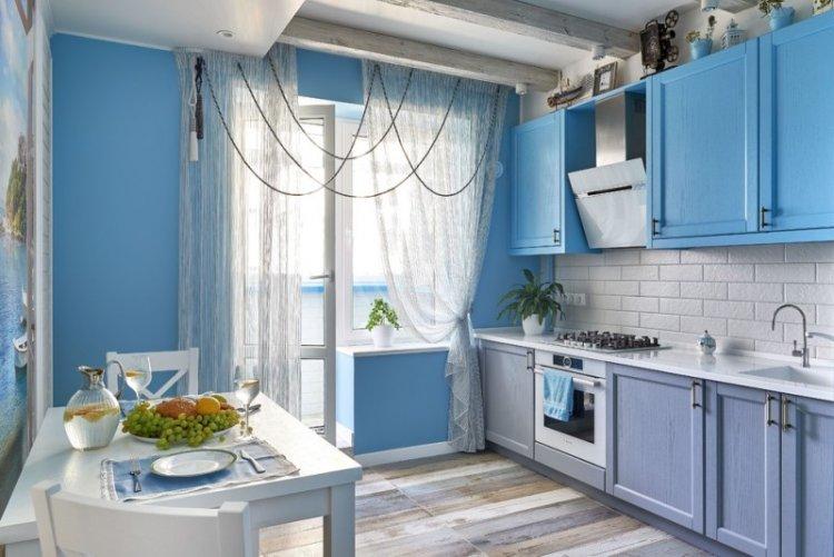 Кухня 14 кв.м - дизайн интерьера фото