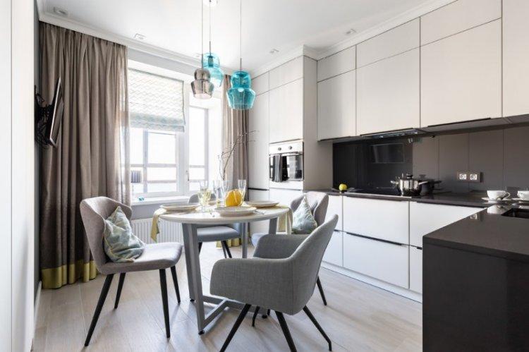 Кухня 14 кв.м - дизайн интерьера фото