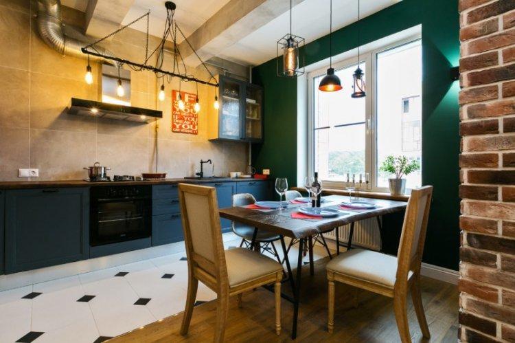 Кухня 14 кв.м - дизайн интерьера фото