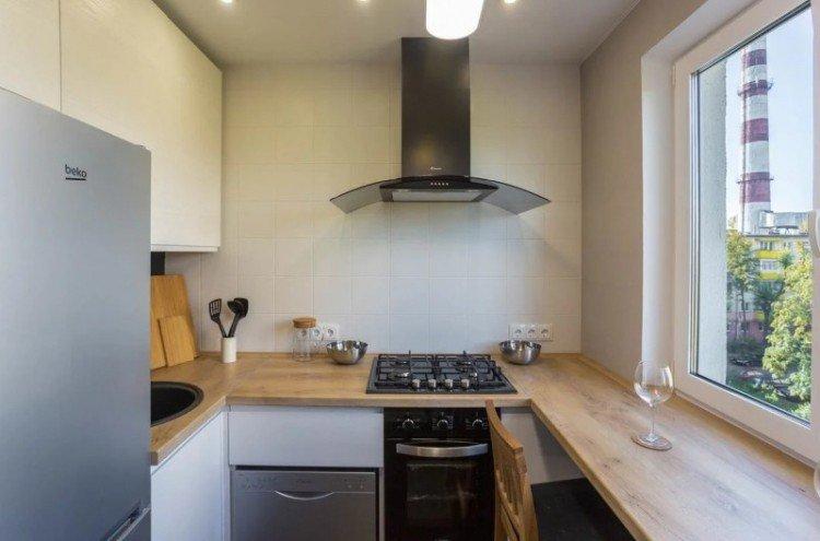 Кухня 2 на 3 метра - дизайн интерьера фото