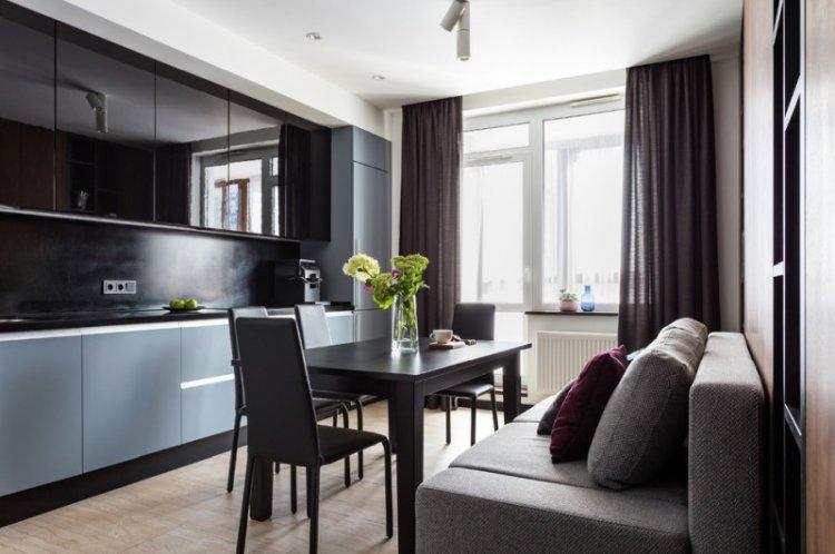 Кухня 20 кв.м. - дизайн интерьера фото