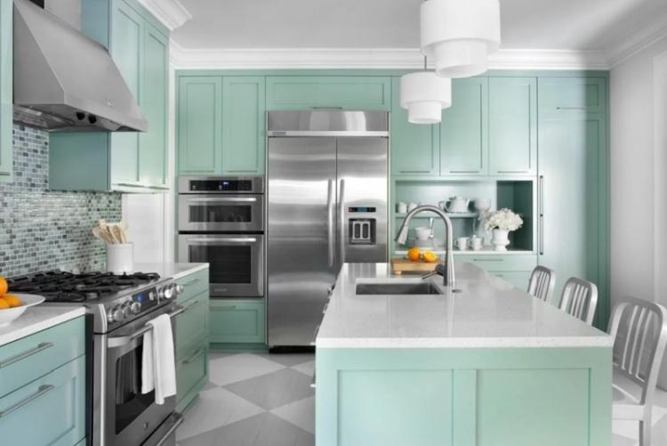 Кухня в зеленом цвете - Цветовые решения для кухни 2019
