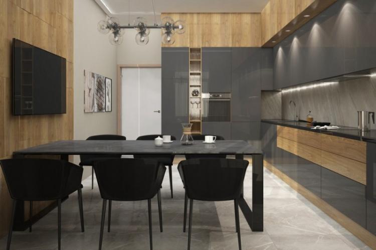 Дизайн кухни 2019 - фото реальных интерьеров