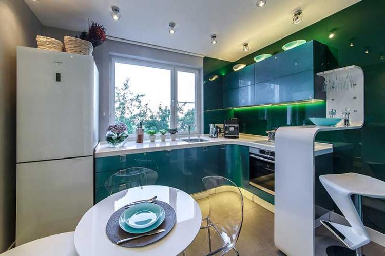 Кухня 3 на 4 - дизайн интерьера фото